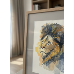 Lion bleu