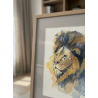 Lion bleu