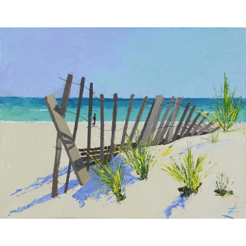 Dunes 4 - Peinture à l'huile - Paysage - Eric Turlot - 30x40 cm - FenêtreSurArtistes