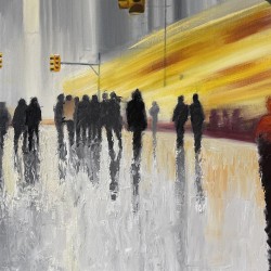 Happy Hour - Peinture à l'huile originale - Éric Turlot | FenêtreSurArtistes