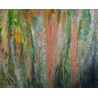 L'Homme vert - Peinture huile et pigments originale - Corinne Foucouin | FenêtreSurArtistes