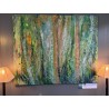 L'Homme vert - Peinture huile et pigments originale - Corinne Foucouin | FenêtreSurArtistes