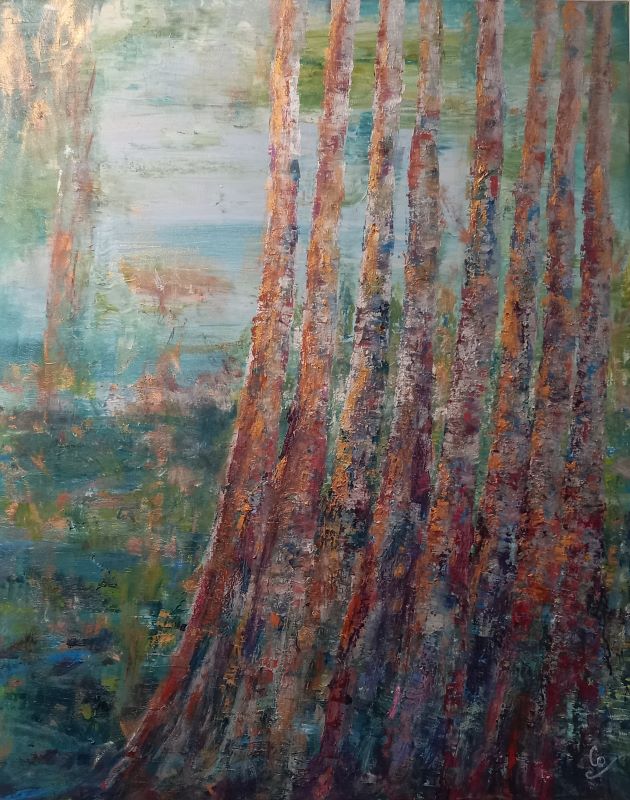 Peinture Jardin sevret